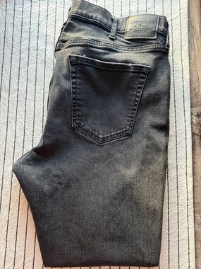 Abercrombie & Fitch Men’s Slim Charcoal Black Jeans